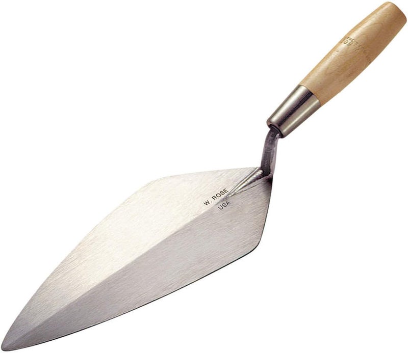 London Trowel,11inL,4 3/4inW,CarbonSteel RO116-11 - 1 Each