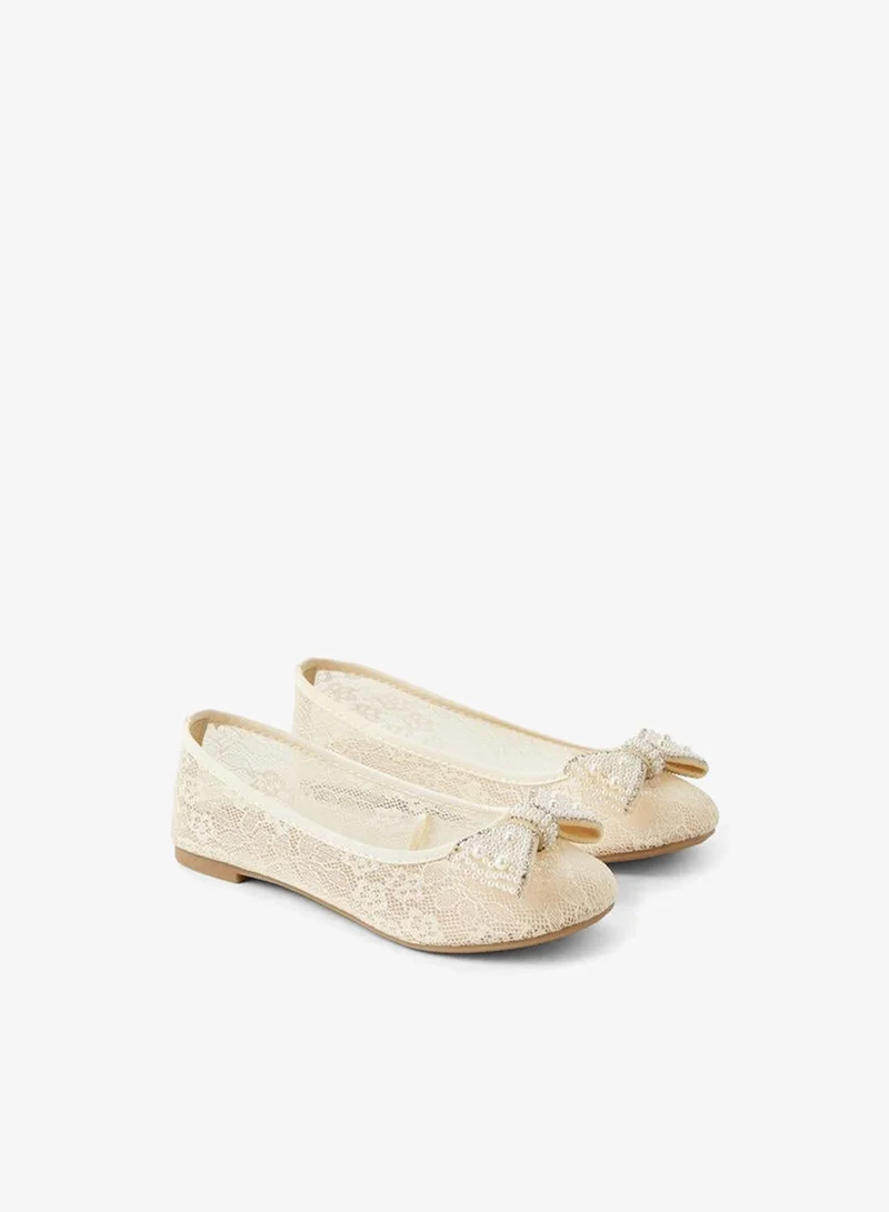 Flora Bella By Shoexpress Girls Slip On Ballerina Ramadan Collection