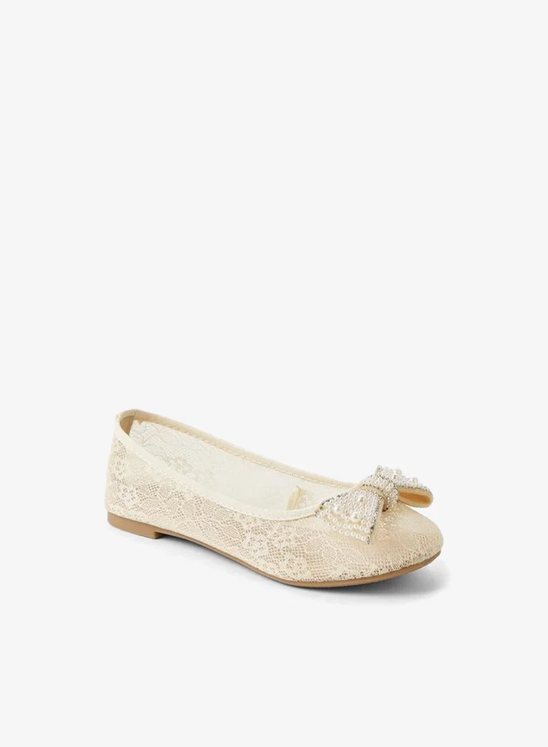 Flora Bella By Shoexpress Girls Slip On Ballerina Ramadan Collection