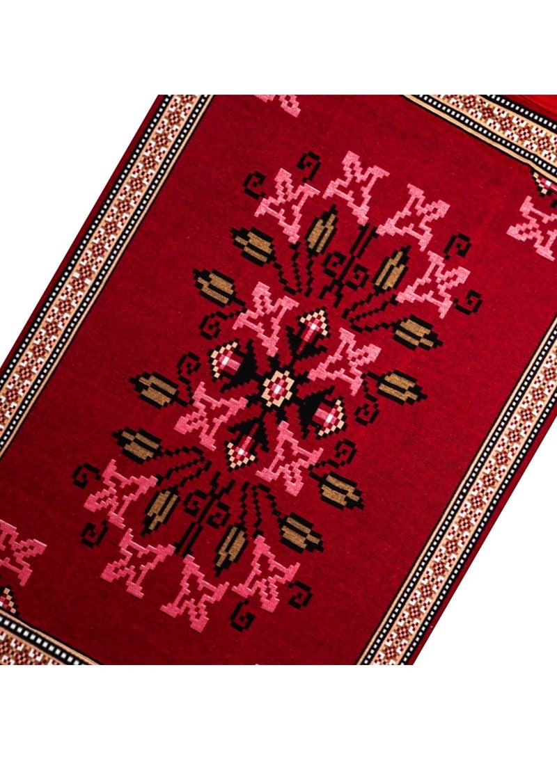 BiggHome Area Rug 80x150cm, Made in Turkey, Indoor Area Rug, Carpet for Home, Machine Washable, Durable, Ethnic-Inspired Pattern for Living Room - SA25PY - Image 3