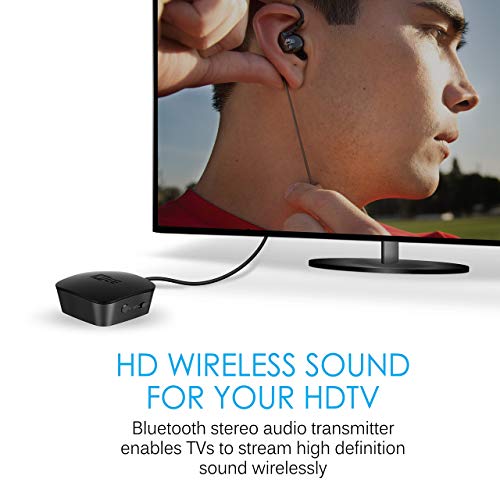 MEE audio Connect Bluetooth Audio Transmitter for up to 2 Wireless Headphones/Speakers, Bluetooth Streamer Adapter with AptX Low Latency for TV/PC/Airplane/Gym with 3.5mm/AUX/RCA/Optical Input - Image 2