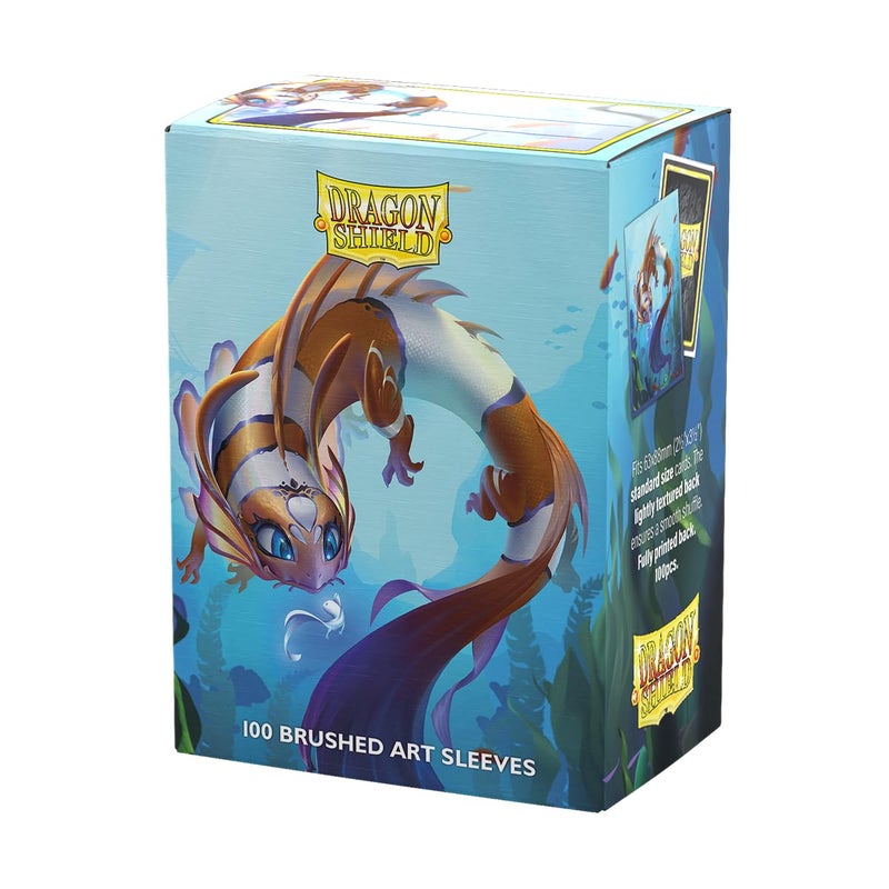 Arcane Tinmen Dragon Shield | Brushed Art Sleeves | Cinderfin | 100 CT - Smooth & Tough Premium TCG Sleeves | Compatible with Pokemon, Flesh & Blood, One Piece & Magic The Gathering - Image 1