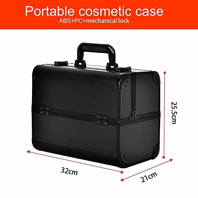 practicalws Makeup BagTravel Accessories Dorm Room Essentials Toiletry Bag for WomenTravel Essentials Cosmetic Bag Makeup CaseMothers Day Gifts Graduation Gifts Medium z Black - Image 4