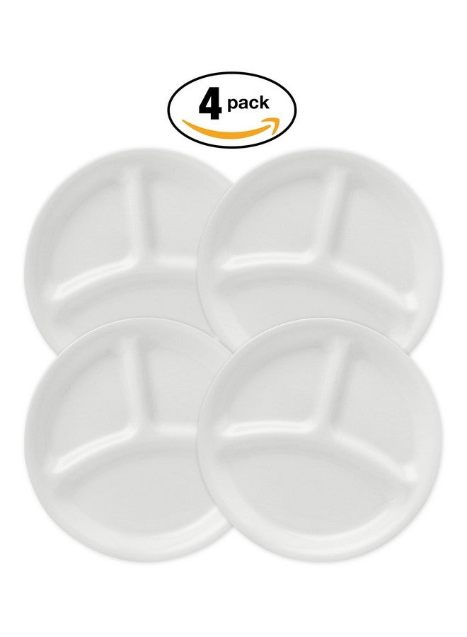 Corelle Livingware Divided Plate, 10-1/4-Inch, Winter Frost White - Image 2