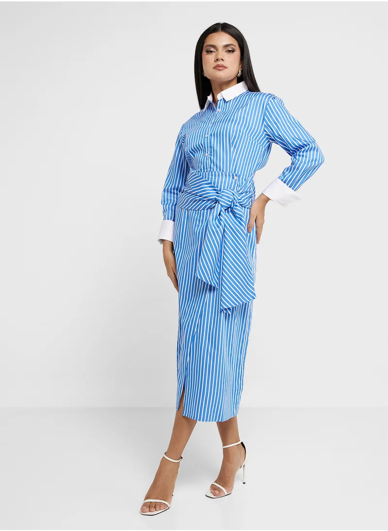 French Connection Tie Detail Dress