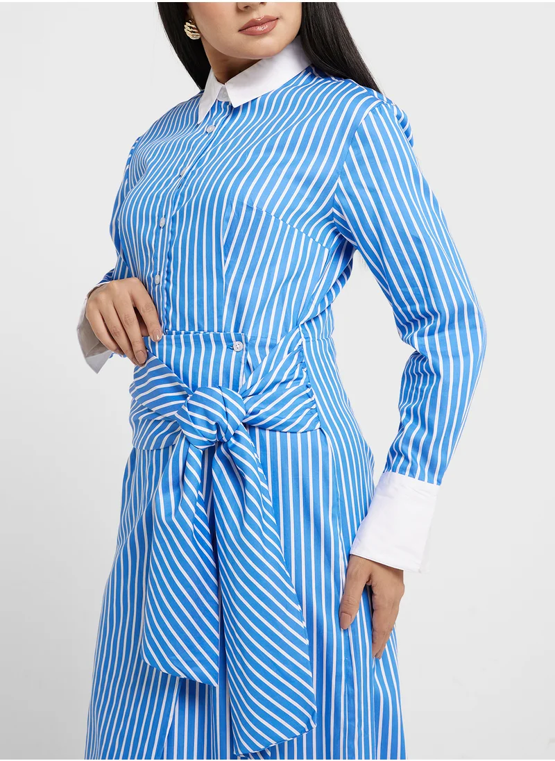 French Connection Tie Detail Dress