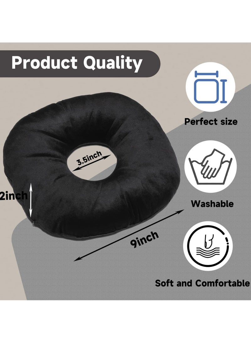 عام **وسادة نوم جانبية مفرغة لحماية الأذن (22x22x9 سم) - للراحة بعد ثقب الأذن، ناعمة وجيدة التهوية** - Image 4