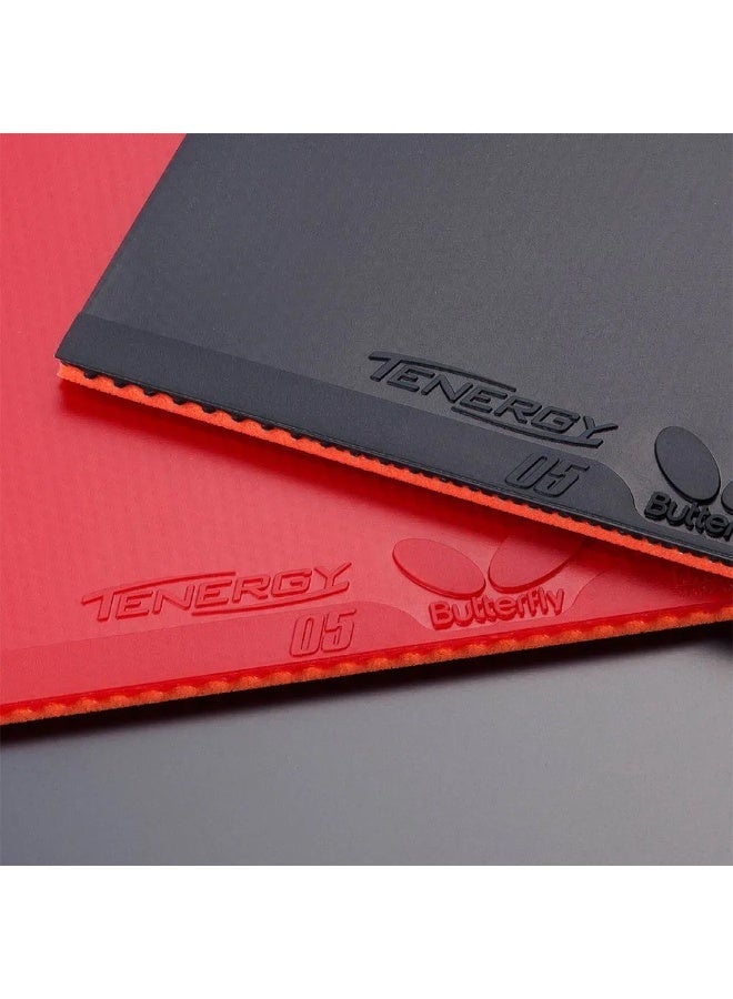 Butterfly Tenergy 05 Table Tennis Rubber - Black, 1.9mm - Image 2