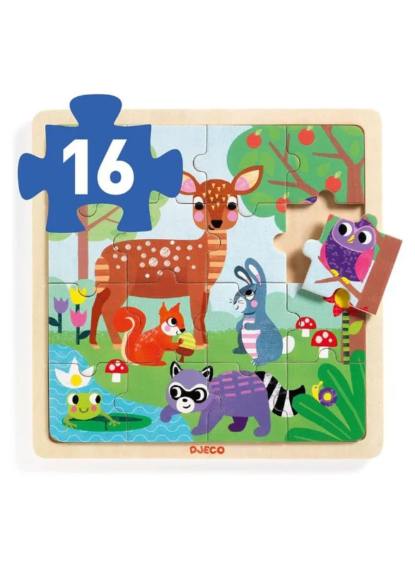 DJECO Wooden Puzzle - Forest