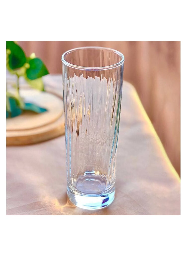 6 Piece Curved glass Set 290 ml