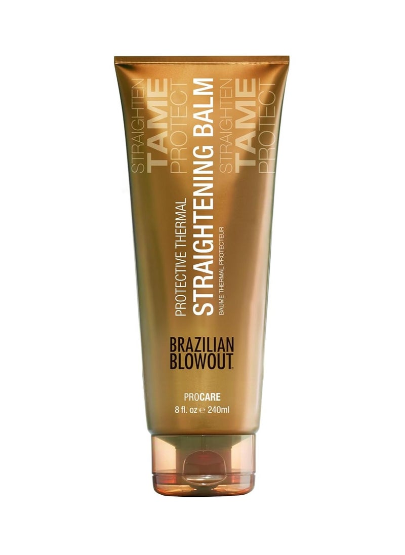 Brazilian Blowout - Brazilian Blowout Protective Thermal Straightening Balm, 8 Fl Oz (Pack of 1) - Image 1