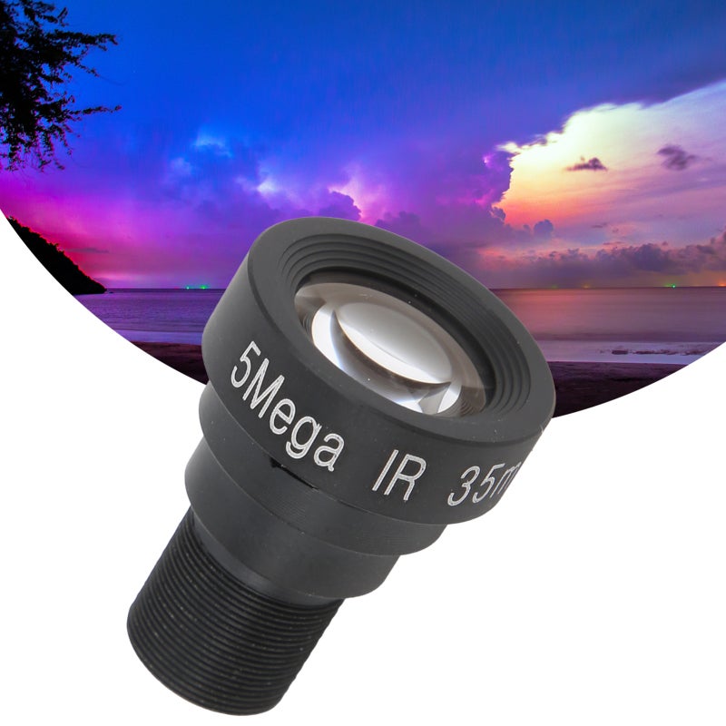 5MP HD Security Camera Lens - M12 Specification 35mm Optical Focal Premium ABS & Optical Glass Lens for Single Board Webcam Installation - Image 2