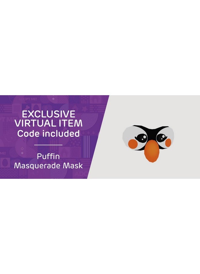 ADOPT ME! - Collector Plush - Puffin - Series 4 - Ultra-Rare In-Game Stylization Plush - Exclusive Virtual Item Code Included - Toys For Kids Ages 6+ - Image 1