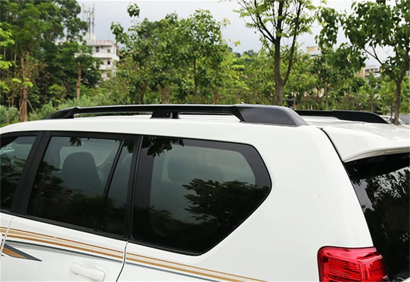 غطاء نهاية ساق رف السقف لسيارة تويوتا لاند كروزر برادو FJ150 2010-2022، ملحقات خارجية سوداء 4 قطع - Image 3