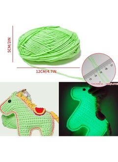 5Pcs Glow in The Dark Yarn, Luminous Yarn for Crocheting, 55 Yards Sewing Supplies, Scrubby Yarn for Beginners I Love This Yarn for Knitting,Crochet and DIY Party Supplies Fluorescent (Light Green) - pzsku/ZC2BCC756EA15A0989A5BZ/45/_/1695696534/08e02660-8e72-4d4f-bb5c-de863632331f