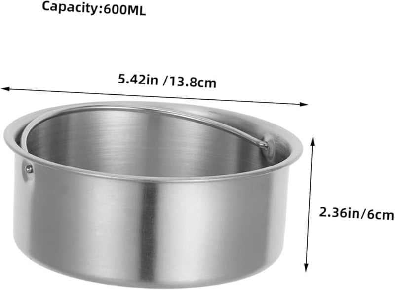 Unomor 304 Stainless Steel Stew Bowl with Handle 600ML Portable Rice and Egg Steamer for Babies Kitchen Use - Image 3