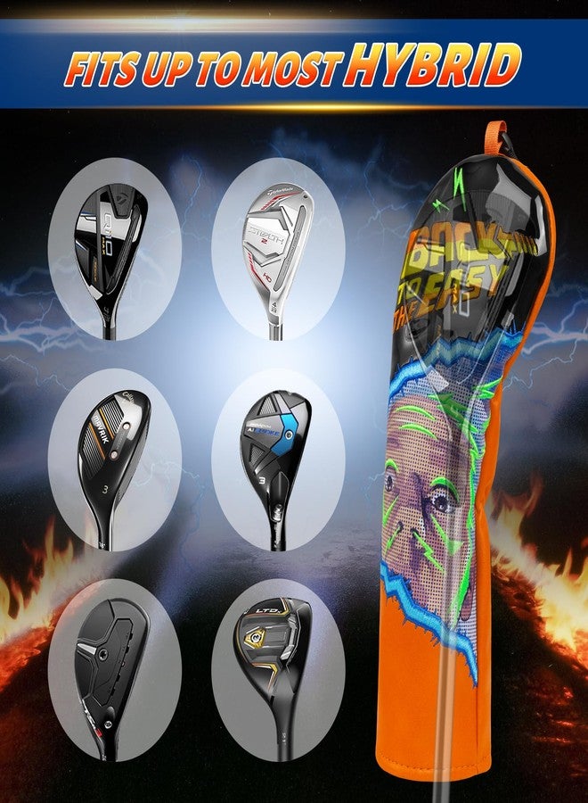 LZFAN Golf Club Head Cover Golf Head Cover Driver Headcover Hybrid Club Head Cover Back to The Easy - Image 2