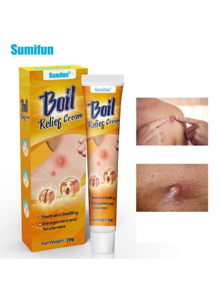 Sumifun Boil Relief Cream Reduces Heat and Swelling Alleviates Enlargement and Tenderness 20g  - Image 1