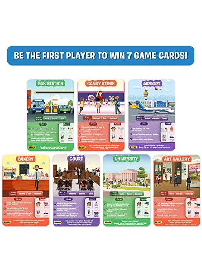 Skillmatics - Card Game : Guess In 10 All Around The Town | Gift For 6 Year Olds And Up | Quick Game Of Smart Questions | Super Fun For Travel & Family Game Night - Image 1
