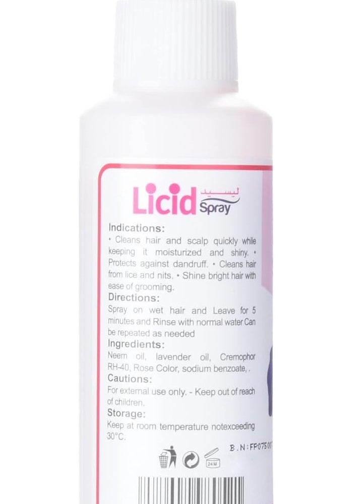 Licid Spray Against Lice - 120ml - Image 2