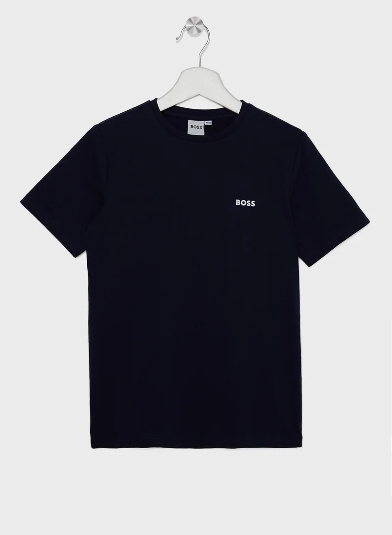 بوس Kids Logo T-Shirt