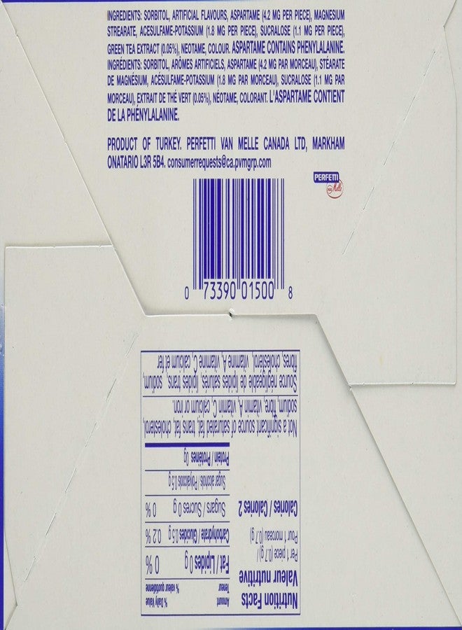 Mentos Clean Breath Mints, Peppermint, 30 pc/Pack of 12, Package - Image 3