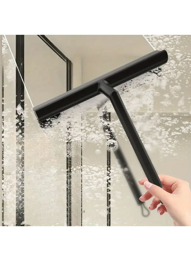 ماسح النوافذ الأسود من لانيارد، أداة متعددة الاستخدامات لتنظيف الزجاج بمقبض مريح - Image 2