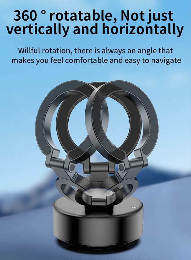 Electric Vacuum Magnetic Suction Phone Mount, Shower Phone Holder, Magnetic Cell Phone Holder for Car/Gym/Mirror/Smooth Surface, Compatible with iPhone & Android  - Image 5