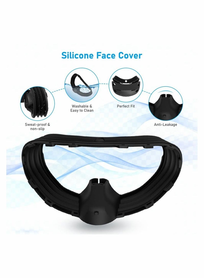 Y&D Fit for VR Cover Playstation VR2 Accessories, with Silicone Face and Shell Protective Cover, Compatible PSVR2  - Image 4