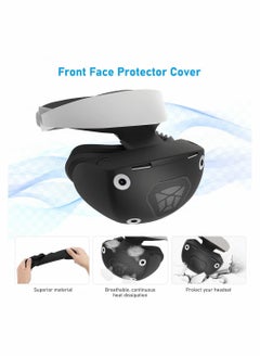 Y&D Fit for VR Cover Playstation VR2 Accessories, with Silicone Face and Shell Protective Cover, Compatible PSVR2  - Image 2
