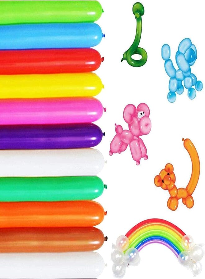 Secret Long Balloons For Balloon Animals Twisting Balloons 100pcs Balloon Animal Kit 260q Balloons Magic Balloons for Birthday Party Decorations