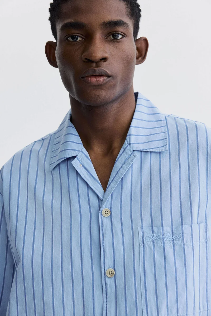 H&M Poplin pyjama shirt and bottoms