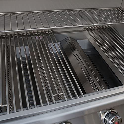 Charbrofire 47628 87048 Heat Plates Flame Tamer 4 Burner Grill Replacement Parts for Bull 26038 26039 47629 69008 Bull Angus, Cal Flame G Series G3 G4 P4 Lion Premium L60000 L75000 Stainless Steel Heat Shield - Image 3