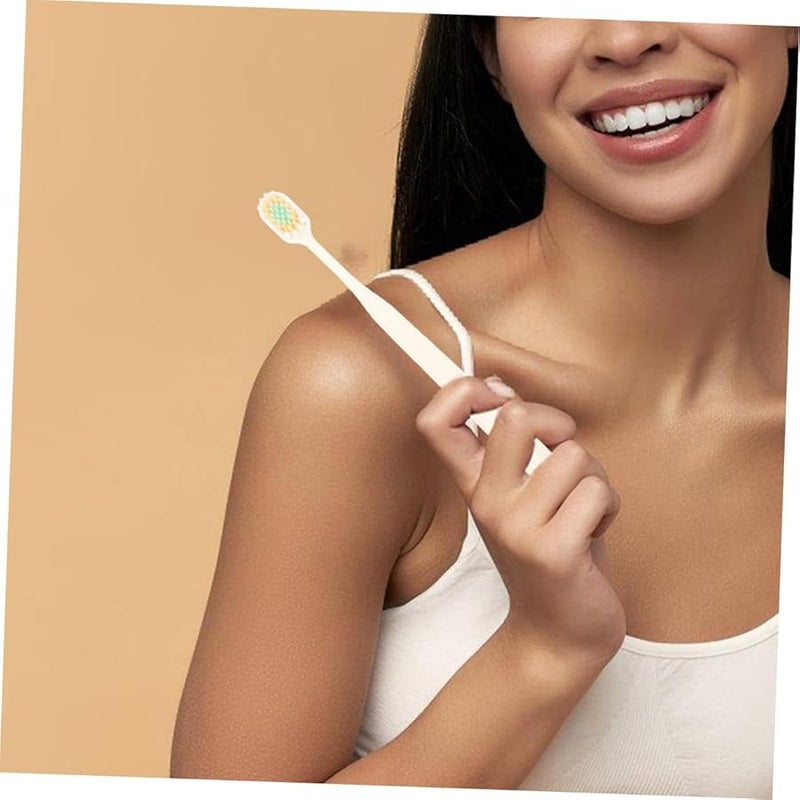 9Pcs Soft Bristle Toothbrush For Adults Sensitive Gums Wide Thin Head Gentle Cleaning - Image 4