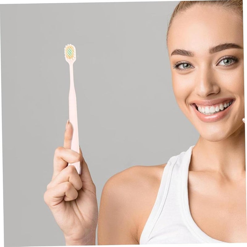 9Pcs Soft Bristle Toothbrush For Adults Sensitive Gums Wide Thin Head Gentle Cleaning - Image 5