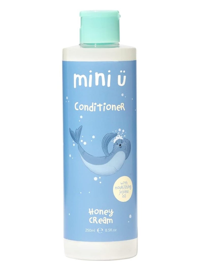 Mini U Honey Cream Conditioner, White - Ideal for Kids, Suitable from Newborn - Naturally Derived & Made in UK - Image 1