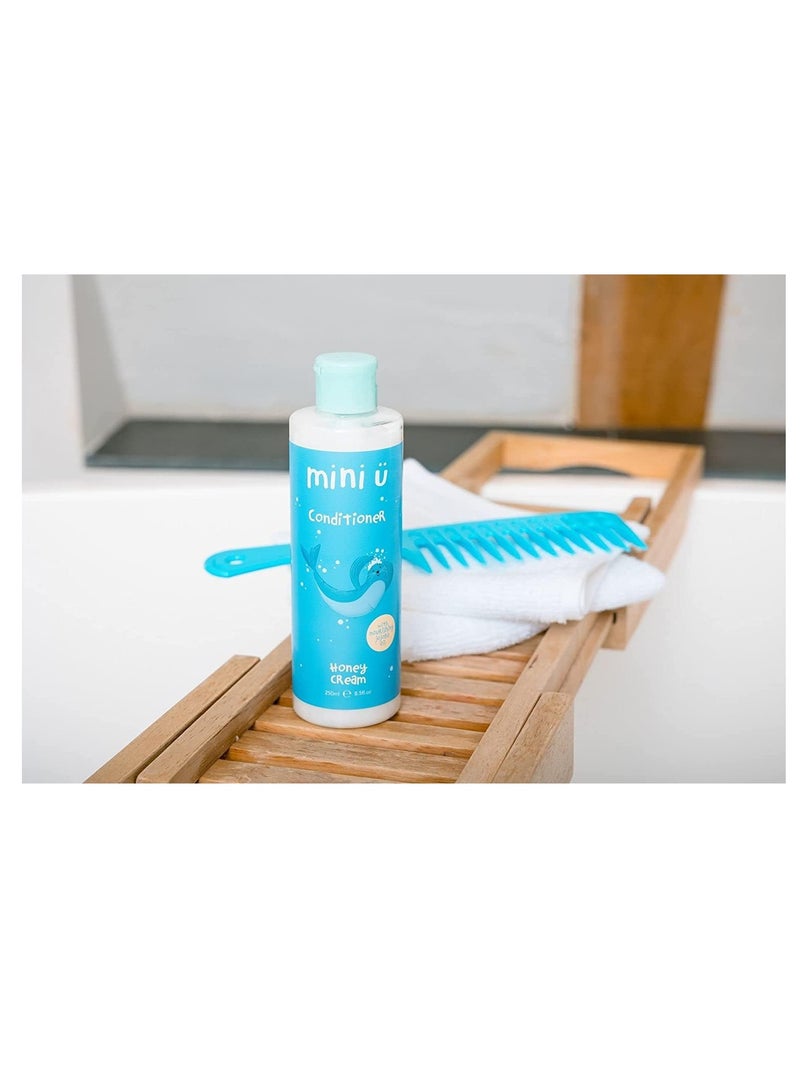 Mini U Honey Cream Conditioner, White - Ideal for Kids, Suitable from Newborn - Naturally Derived & Made in UK - Image 5