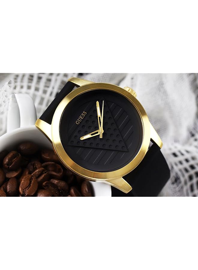 جس ساعة كوارتز تناظرية للرجال بسوار من السيليكون Gw0200G1 - Image 4