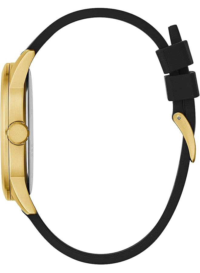 جس ساعة كوارتز تناظرية للرجال بسوار من السيليكون Gw0200G1 - Image 2