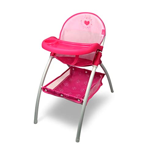Anivia Baby Doll High Chair Toy High Chair for Baby Doll DH010PINK - Image 1