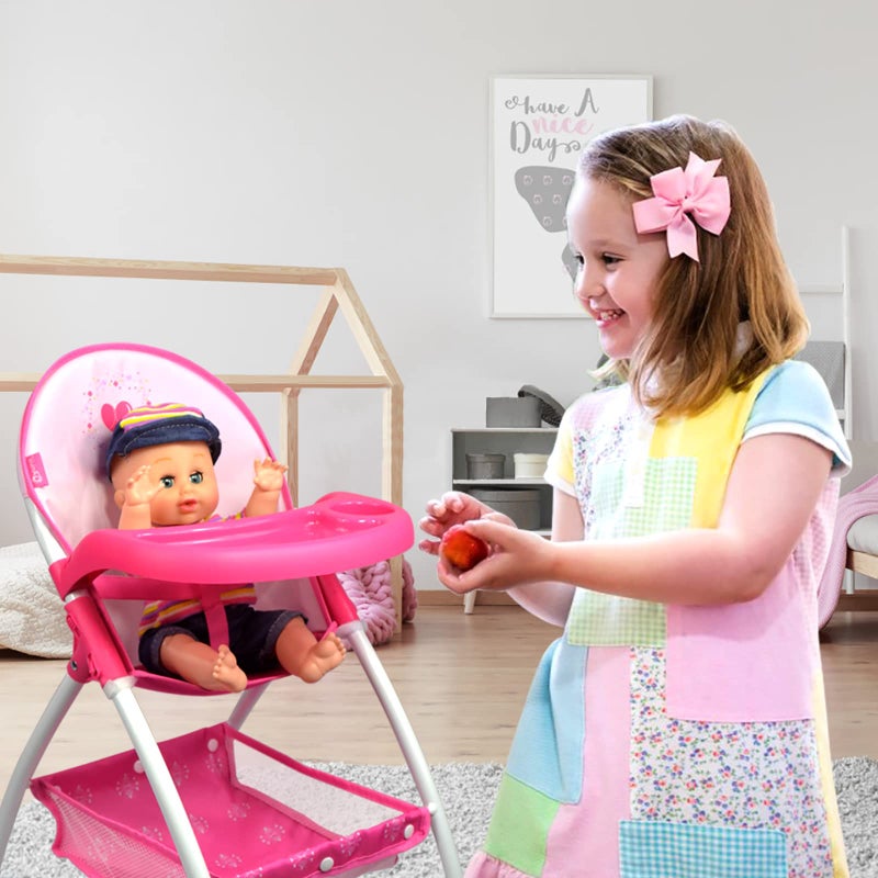 Anivia Baby Doll High Chair Toy High Chair for Baby Doll DH010PINK - Image 3