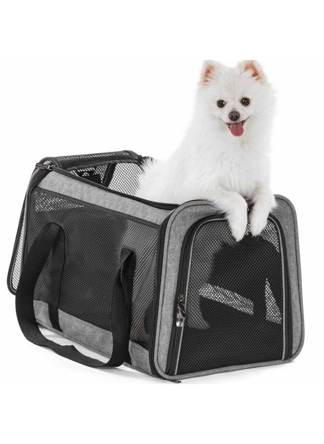 Petsfit Petsfit Cat Carrier Small Dog Carrier, Lightweight Portable Soft Pet Carrier for Large and Medium Cats, 5-Sided Breathable Mesh, Escape Proof and Auto-Safe, Sturdy Structure  - Image 1