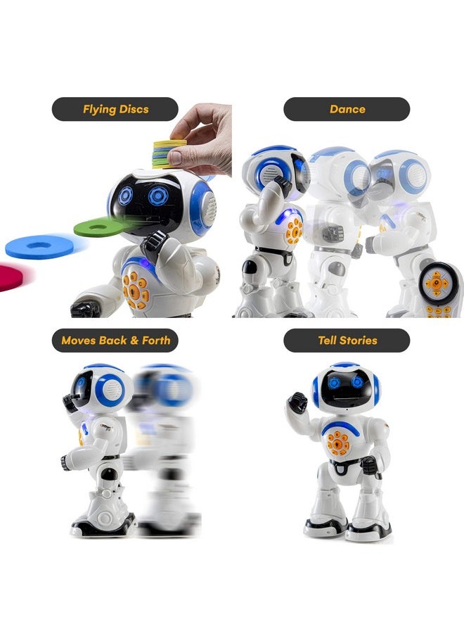 Top Race Programmable Led Rc Robot Toys - Interactive 12-Inch Tall Dancing And Talking Robot For Kids  - Image 5
