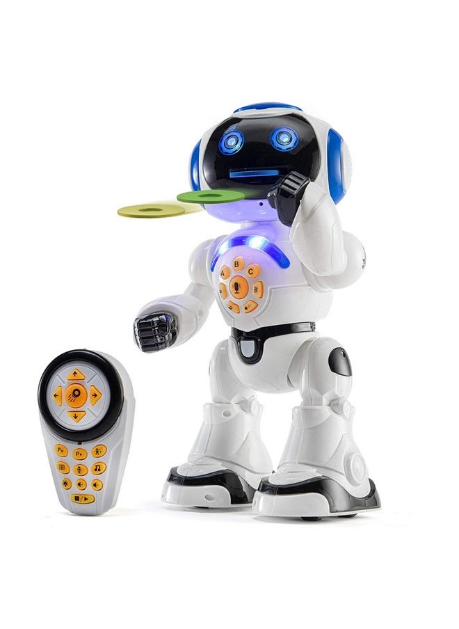Top Race Programmable Led Rc Robot Toys - Interactive 12-Inch Tall Dancing And Talking Robot For Kids  - Image 1