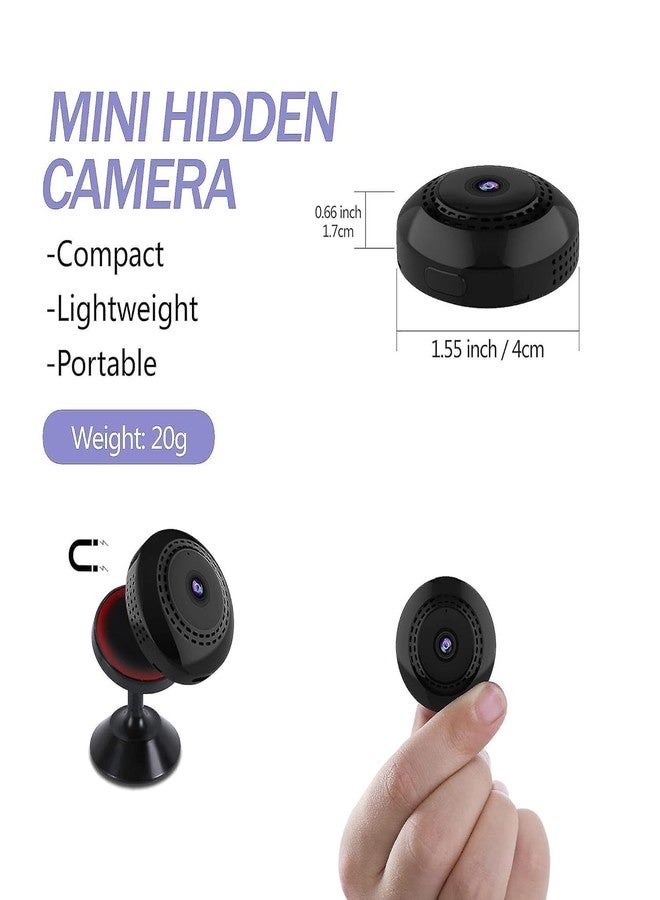 SMARS mini WiFi Camera Small Size Security cam with Magnetic Surface for Baby Monitoring - Image 2