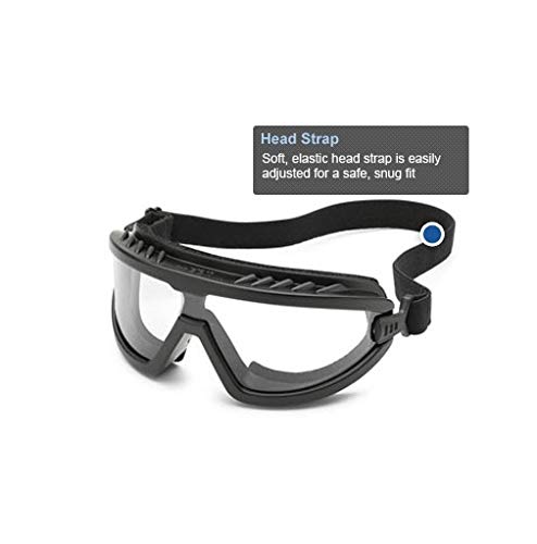 Gateway Safety 4589F Wheelz Stylish and Comfortable Safety Goggle, Blue Mirror Anti-Fog Lens, Black Frame - Image 2
