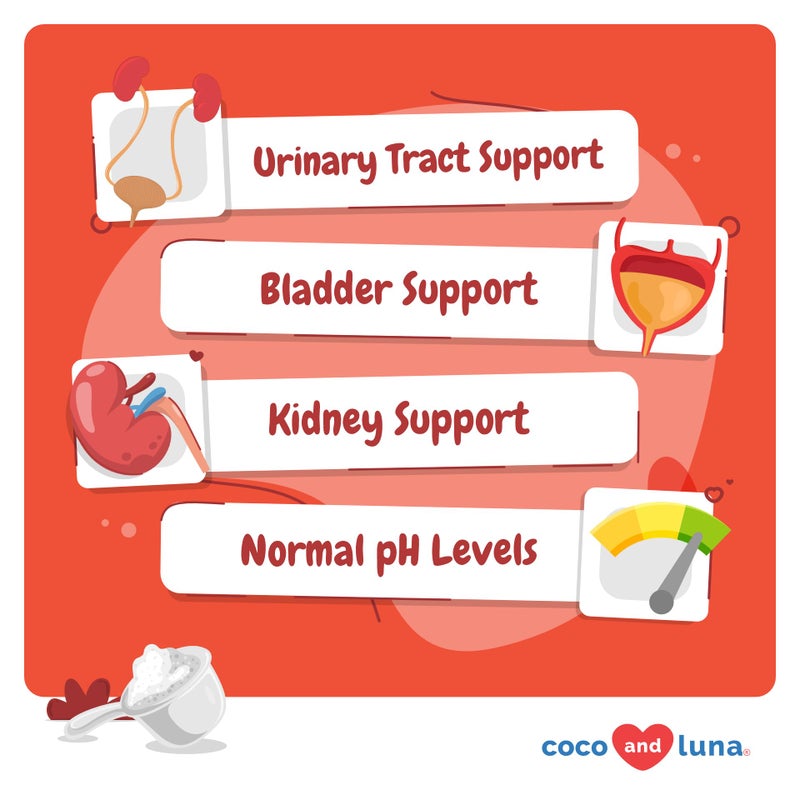 Coco and Luna Cranberry for Cats - Incontinence Support, Urinary Tract Support, Cat UTI, Bladder Support, 120g Powder - Image 2