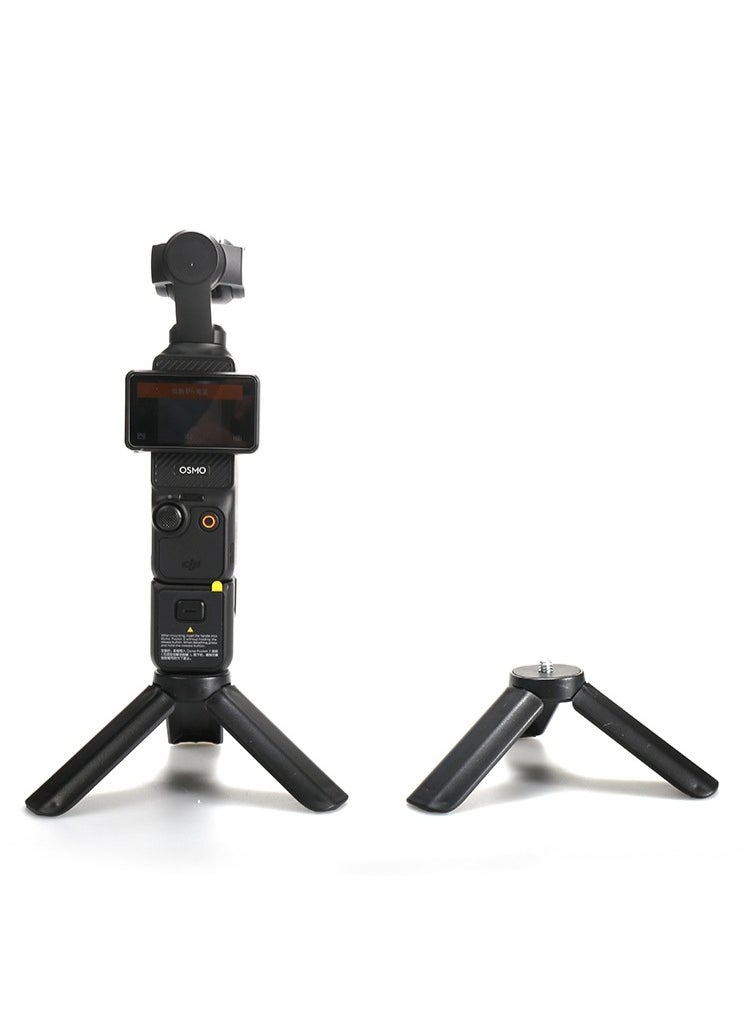 Generic - Mini Tripod for DJI Osmo Pocket 3 & 2, Portable 1/4" Stand Mount, Lightweight Selfie Tripod Compatible with GoPro, Insta360, OSMO Action, XiaoYi, Feiyu Pocket & Action Cameras - Image 1