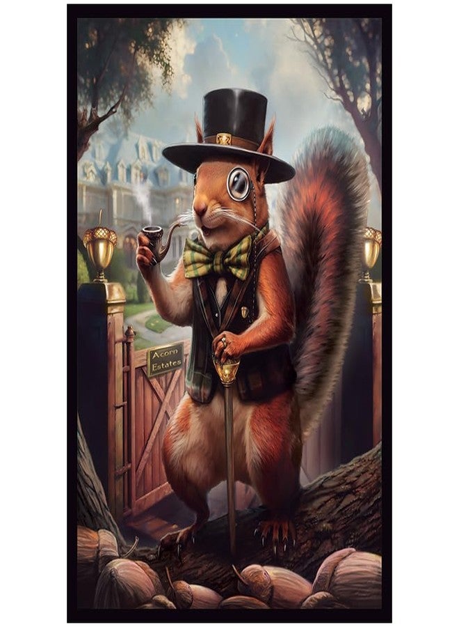 Fantasy North - Sir Peregin Nutley - Acorn Aristocrat - 100 Textured Matte TCG Card Sleeves - Fits Magic MTG Commander Pokemon and Other Card Games - Playing Card Sleeves - Image 2