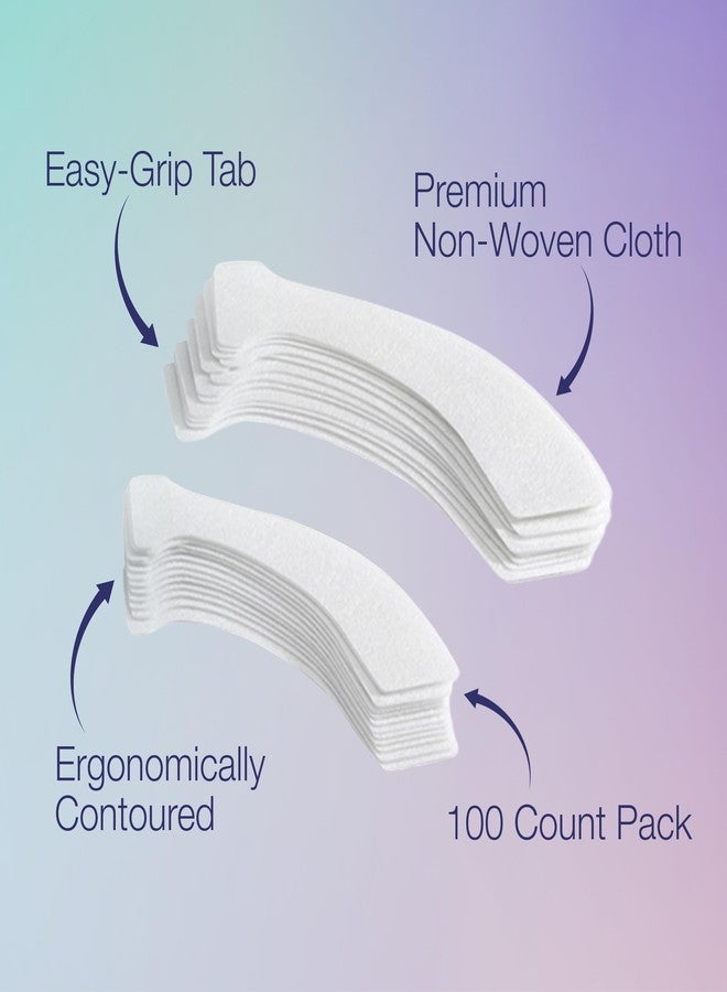 Satin Smooth EZ Grip Non-Woven Wax Strips for Face & Body - Contour Facial Wax Strips Hair Removal, Waxing Strip for Women, 100 ct - Image 4